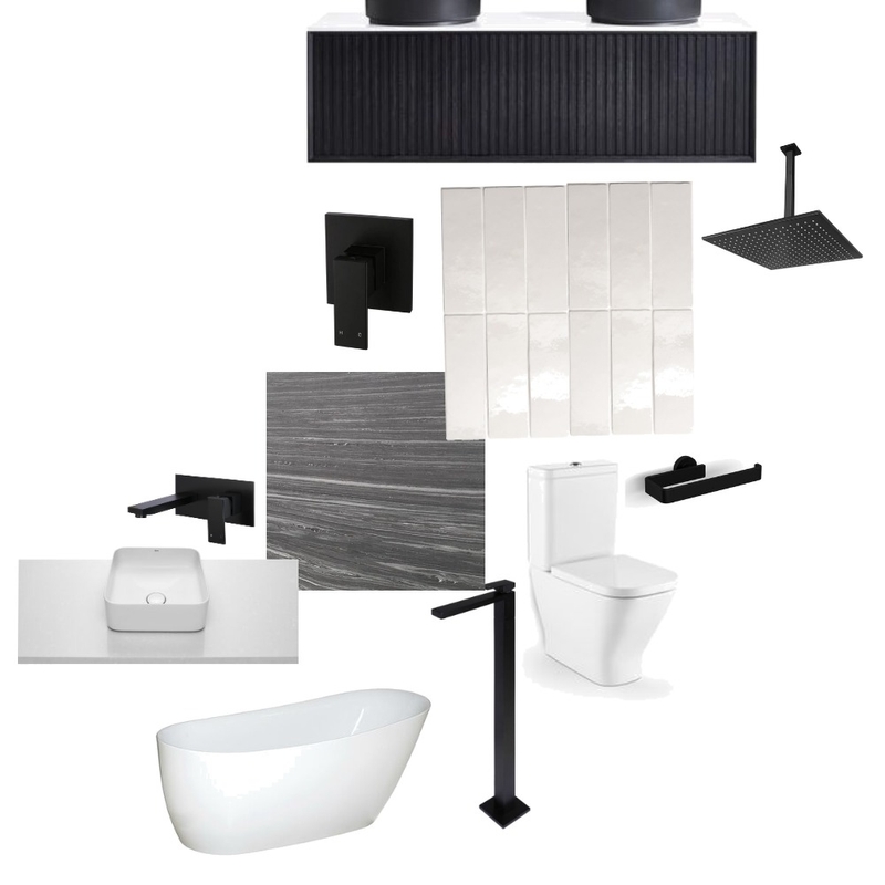 Black Design Bathroom Mood Board by Marissa,fish on Style Sourcebook