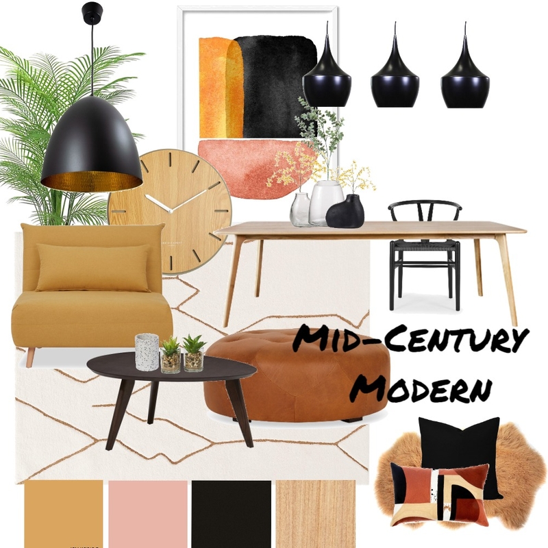 mid-century modern Mood Board by Katelyn Scanlan on Style Sourcebook