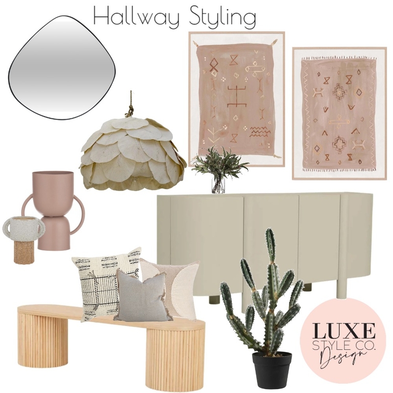 Japandi Hallway Mood Board by Luxe Style Co. on Style Sourcebook