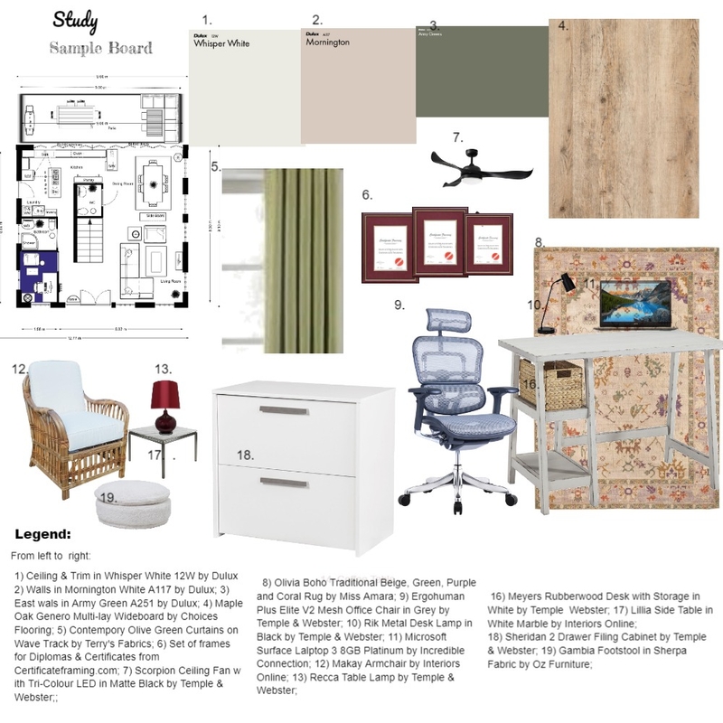 Module 9 Mood Board by Kathy Crichton on Style Sourcebook