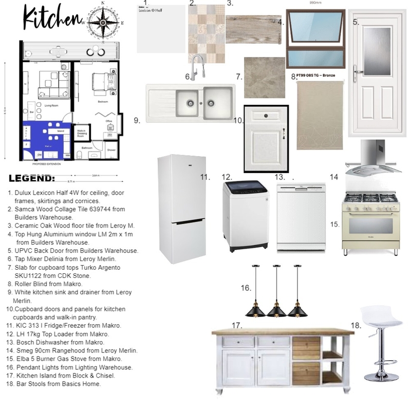 Module 10 Kitchen Mood Board by Kathy Crichton on Style Sourcebook