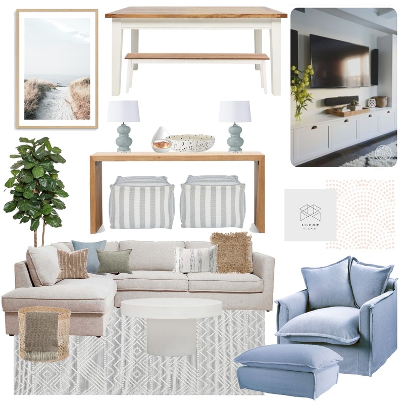 Beach House Rental Mood Board by The Room Update on Style Sourcebook