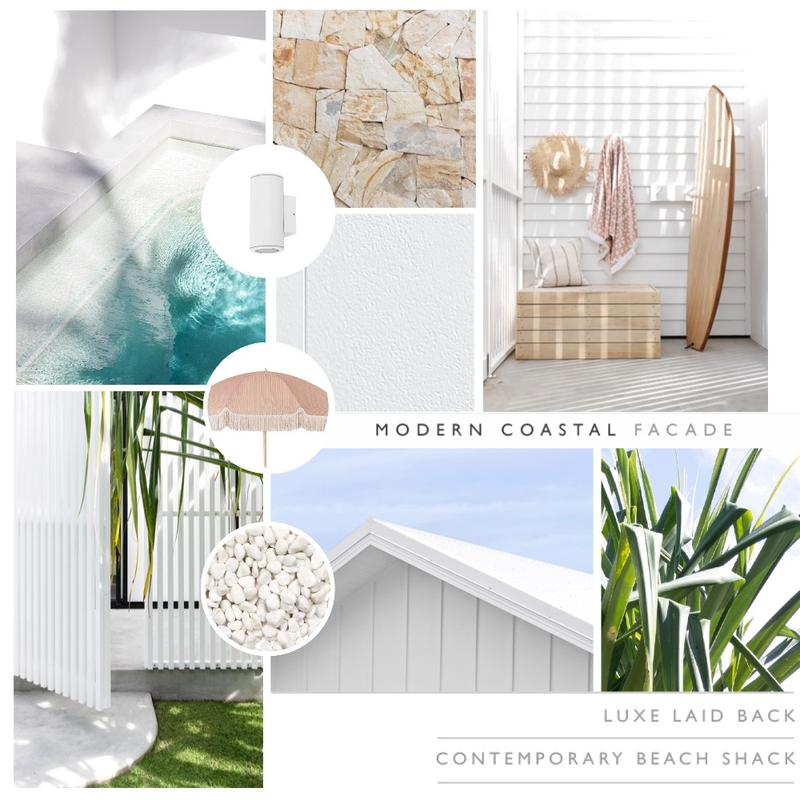 James Hardie - Modern Coastal Facade Mood Board by Louise Roche - Villa Styling on Style Sourcebook