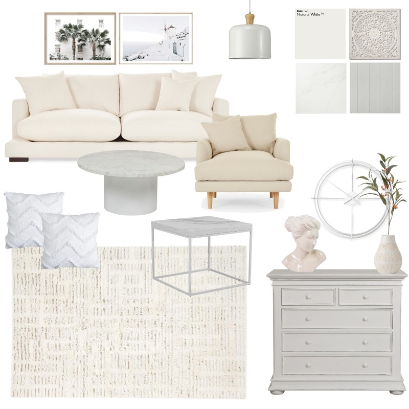 White tone Mood Board by Kseniya on Style Sourcebook