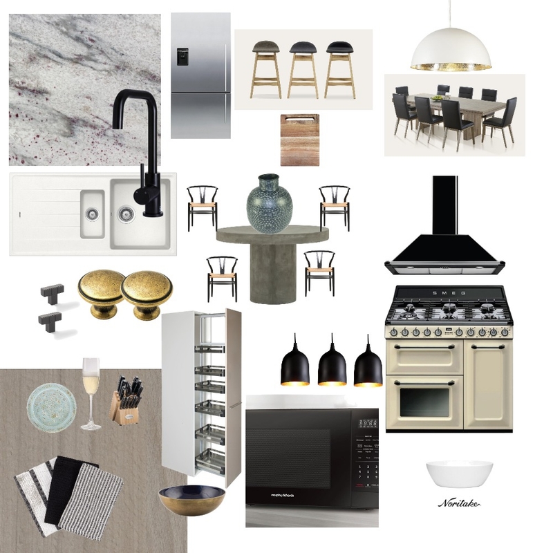 indertrial kitchen mood Mood Board by mnolia on Style Sourcebook