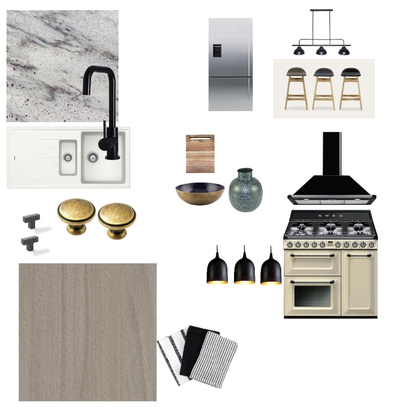 indertrial kitchen mood Mood Board by mnolia on Style Sourcebook