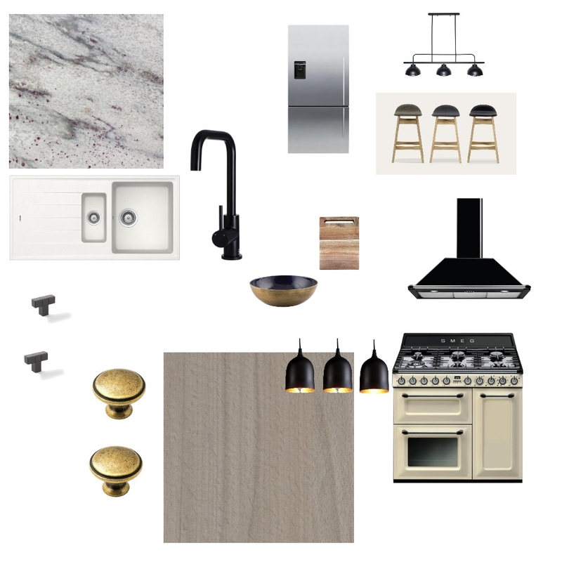 industrial kitchen mood Mood Board by mnolia on Style Sourcebook