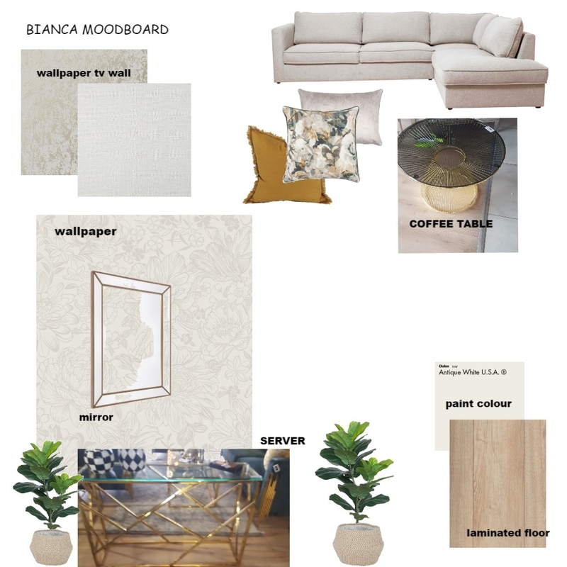 bianca living room Mood Board by DECOR wALLPAPERS AND INTERIORS on Style Sourcebook