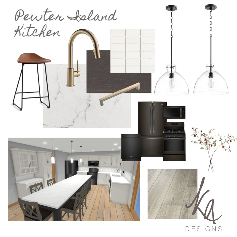 Campbell pewter island Mood Board by lincolnrenovations on Style Sourcebook