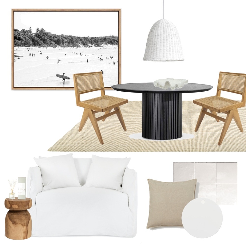 Byron Bay Living room Mood Board by Vienna Rose Interiors on Style Sourcebook