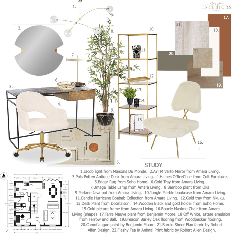 Sarah Heard Interiors - Study Mood Board by sarahkheard on Style Sourcebook