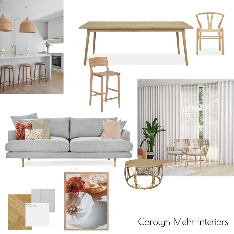Coastal Living/Dining Mood Board by Carolyn Mehr Interiors on Style Sourcebook