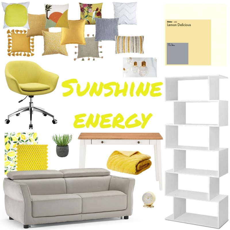 Sunshine Energy Mood Board by LinCatt on Style Sourcebook
