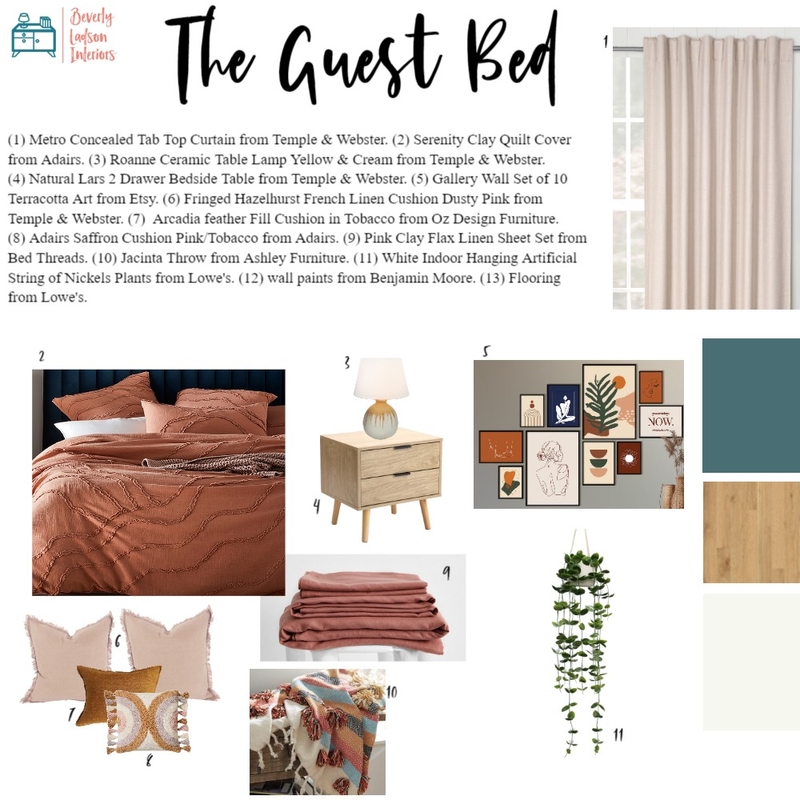 IDI Guest Bed Mood Board by Beverly Ladson on Style Sourcebook