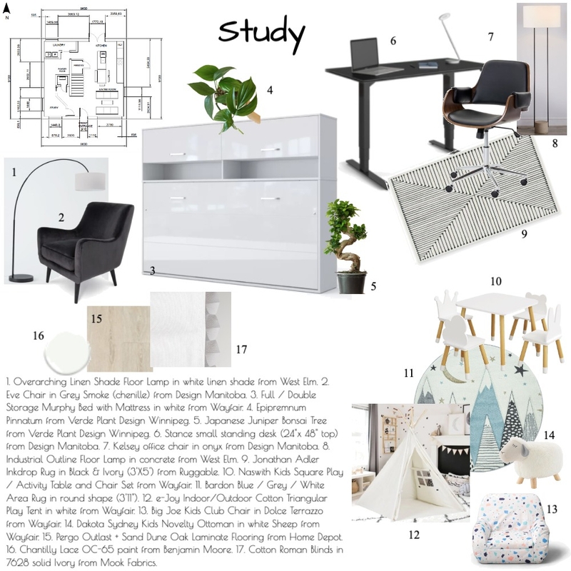 Sample Board 3 - Study Mood Board by Simply Preeti on Style Sourcebook