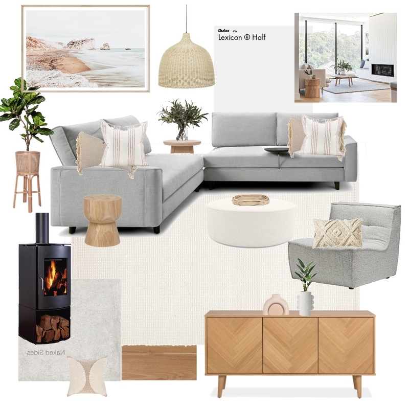 Earthy Coastal Living Room Mood Board by Hails11 on Style Sourcebook