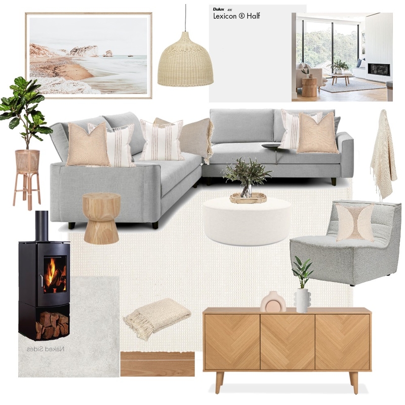 Earthy Coastal Living Room Mood Board by Hails11 on Style Sourcebook