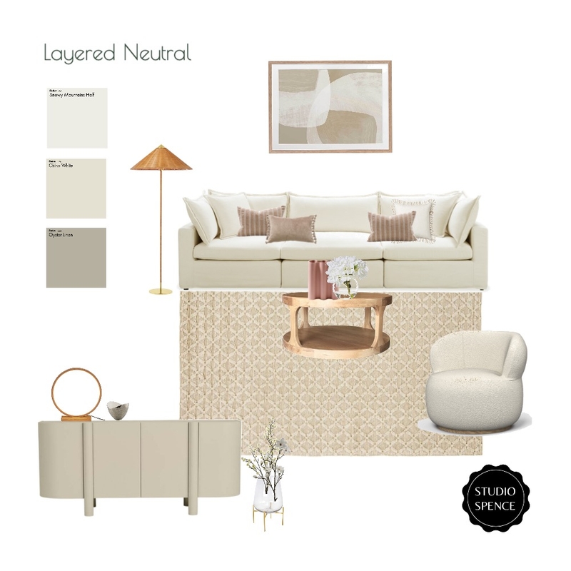 Layered Neutral Mood Board by studio spence on Style Sourcebook