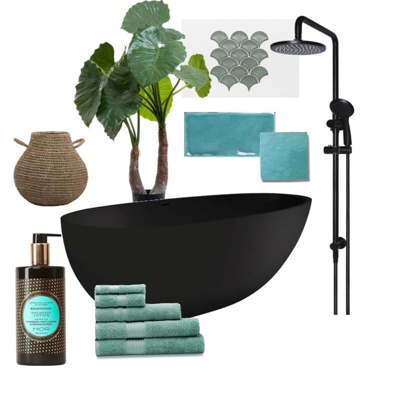 Green Bathroom Mood Board by laganidecor on Style Sourcebook
