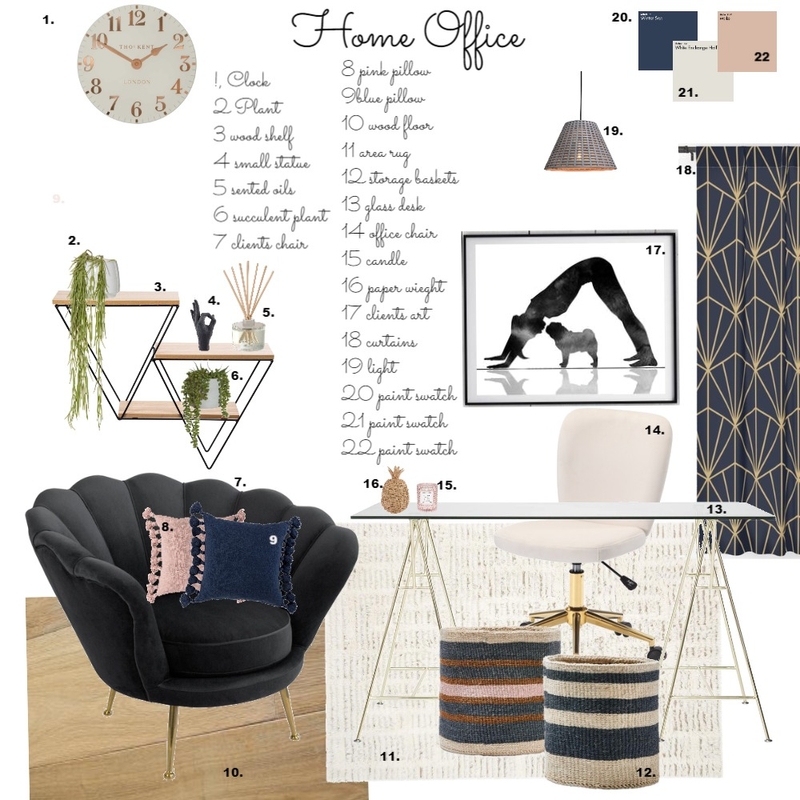 Jody's studio Mood Board by Annalei May Designs on Style Sourcebook