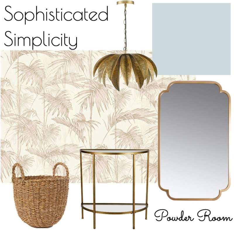 Sophisticated Simplicity Powder Room Mood Board by RLInteriors on Style Sourcebook