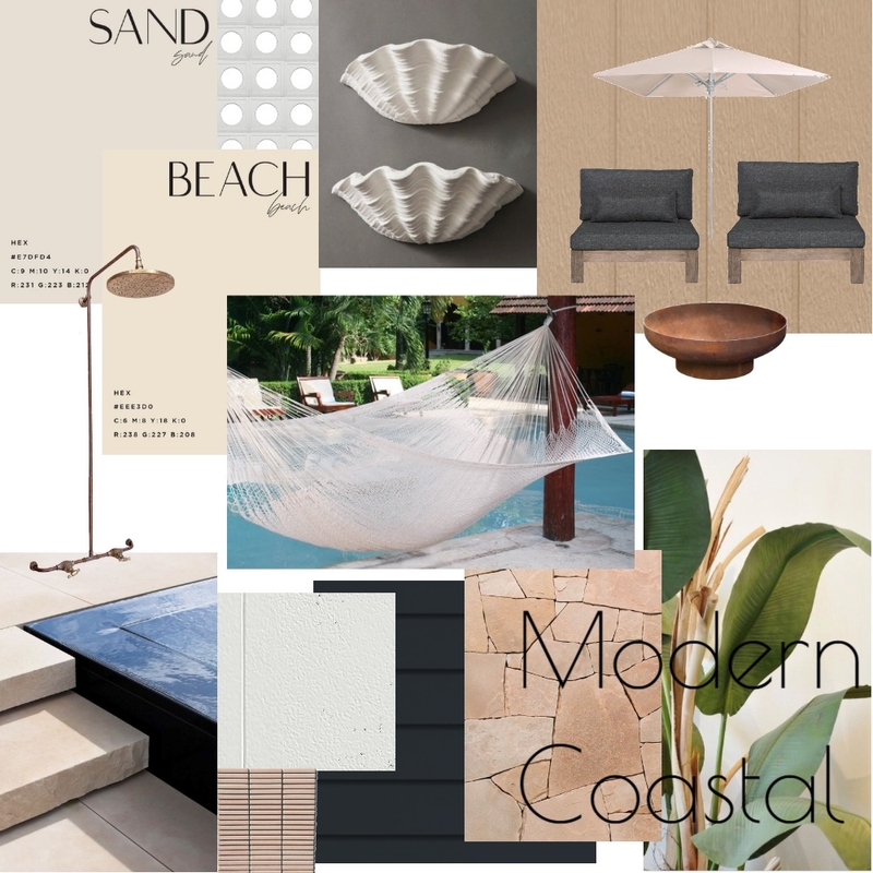 Modern Coastal James Hardie Mood Board Mood Board by CamilleArmstrong on Style Sourcebook