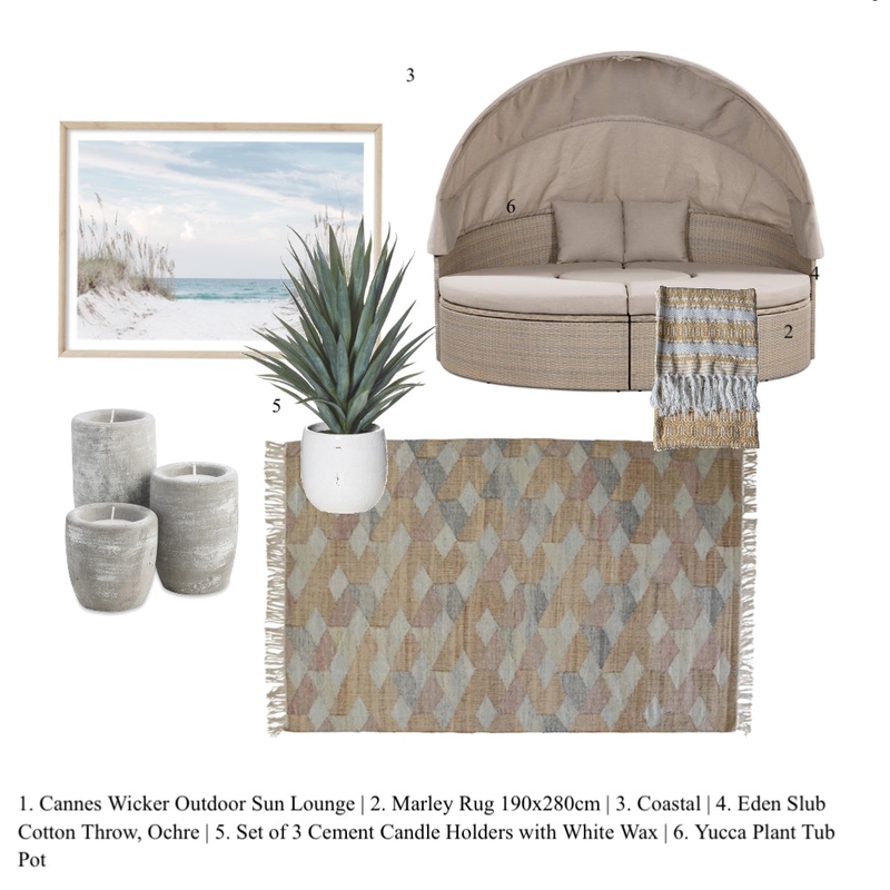 Beach Mood Board by Catherine Hotton on Style Sourcebook