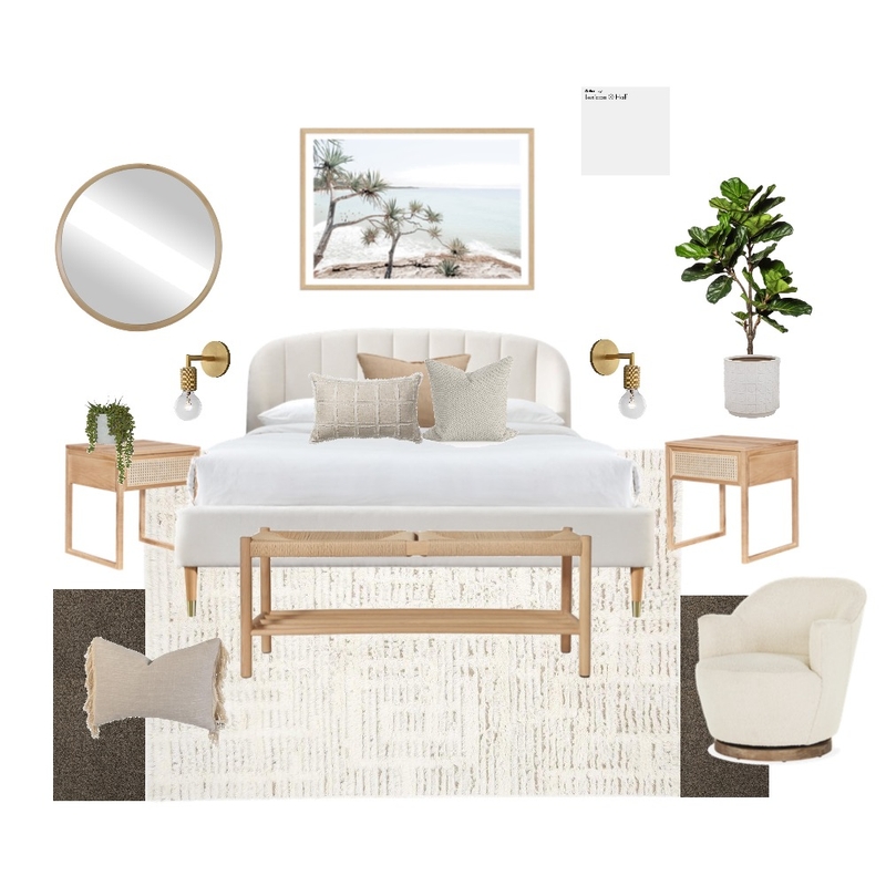Earthy Coastal Bedroom 2 Mood Board by Hails11 on Style Sourcebook