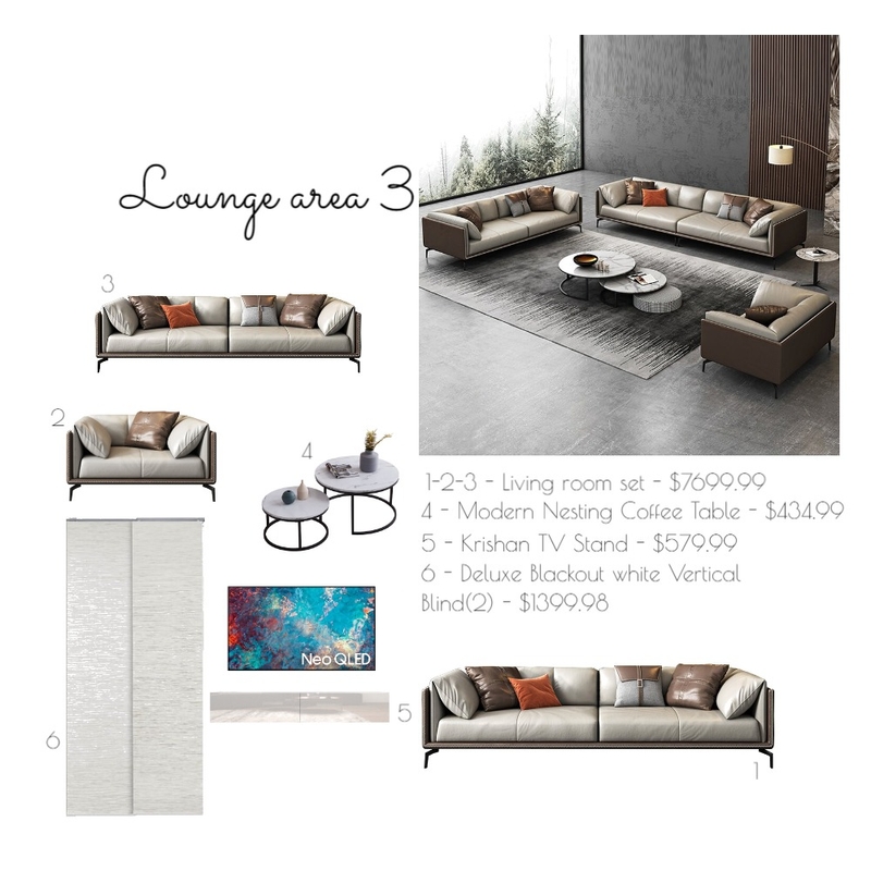 L100 Lounge area 3 Mu6 - 172 Wentworth dr, Halifax Mood Board by Andrea Design on Style Sourcebook