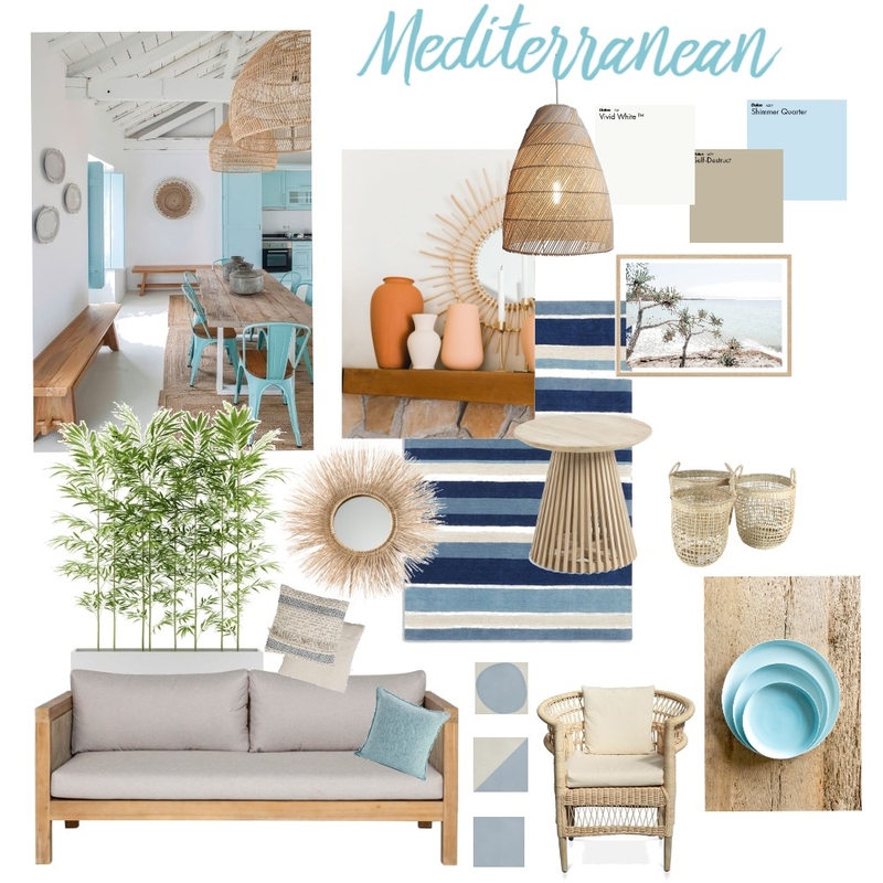 Mediterranean Mood Board by Manuela Cacace on Style Sourcebook