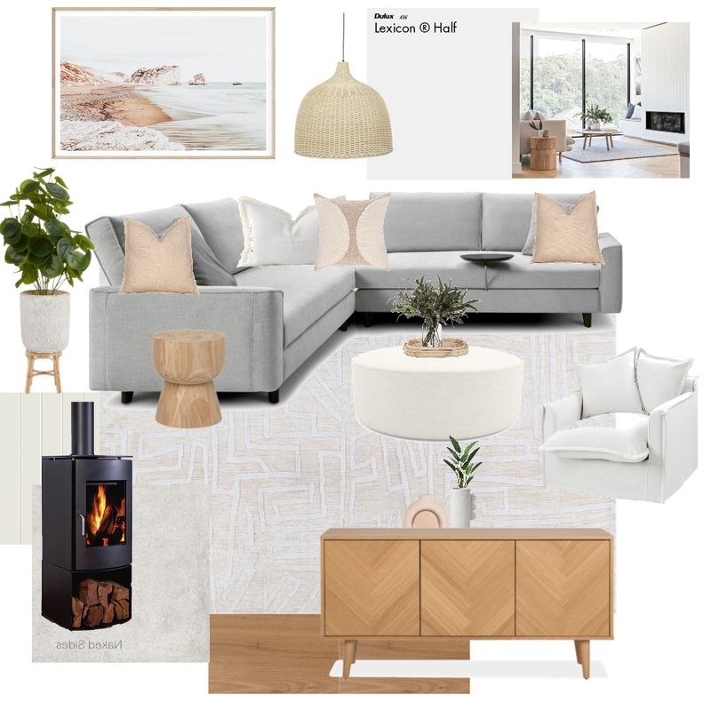 Earthy Modern Living Room Mood Board by Hails11 on Style Sourcebook