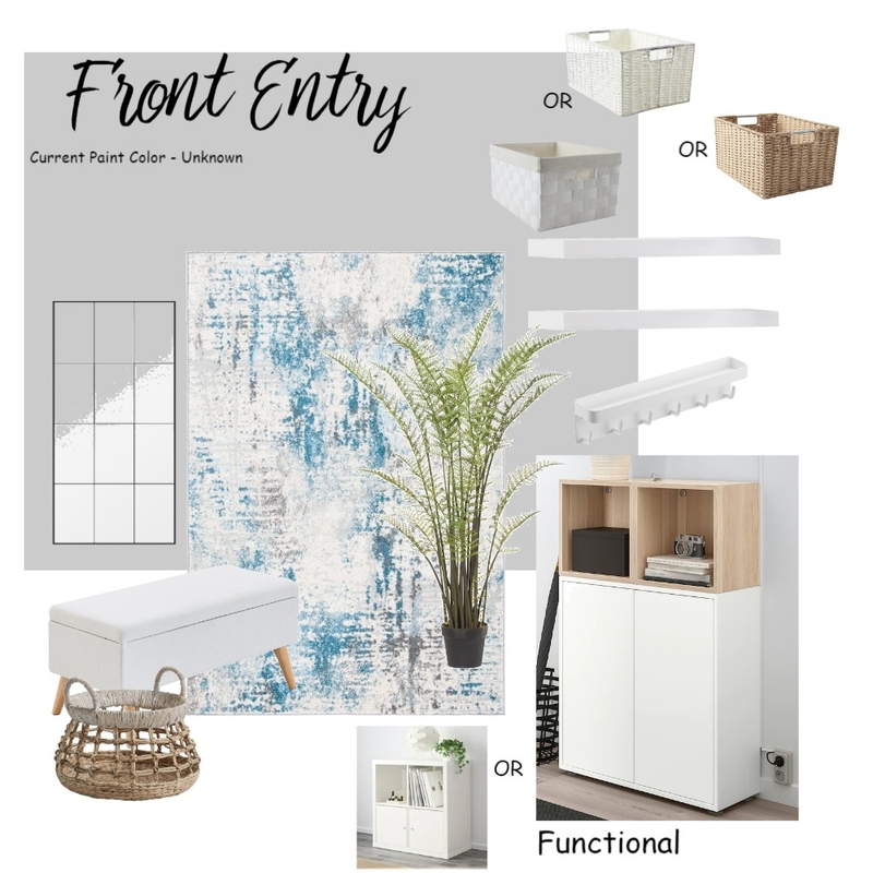 Airy & Functional Front Entry Mood Board by R2 Design Elements on Style Sourcebook