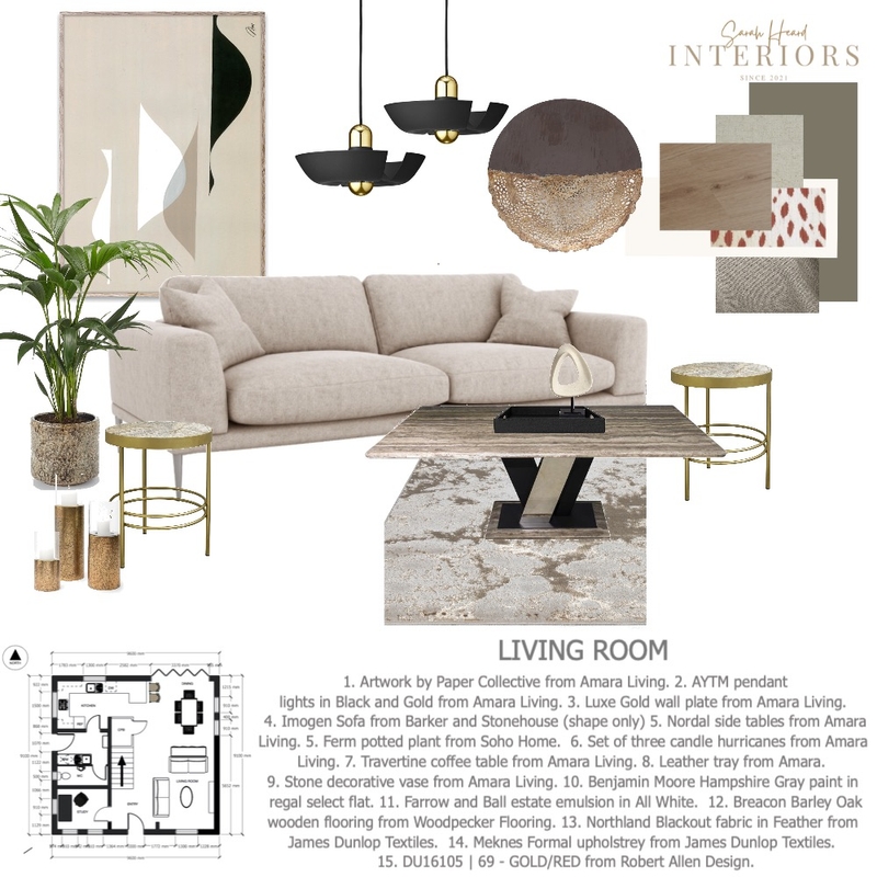 Sarah Heard Interiors - living room Mood Board by sarahkheard on Style Sourcebook