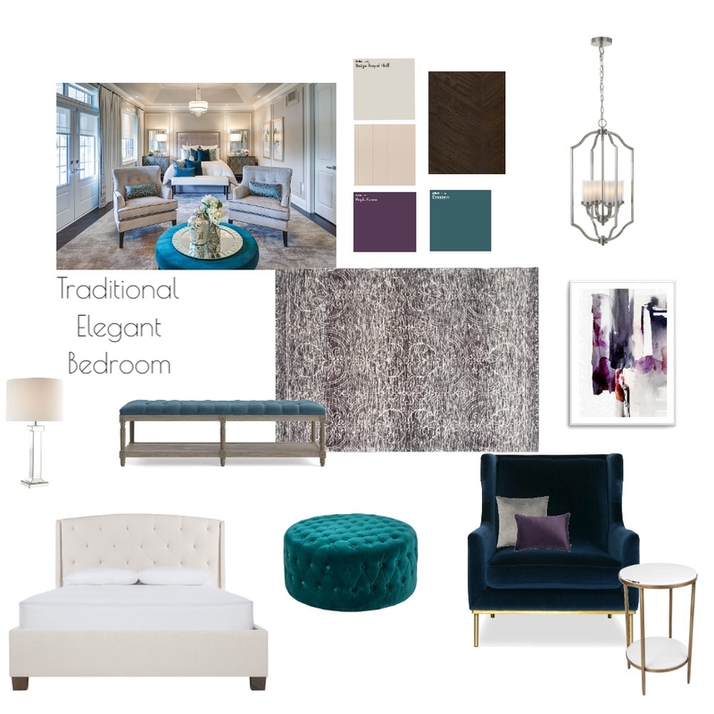 Traditional Elegant Bedroom Mood Board by Nanny007 on Style Sourcebook