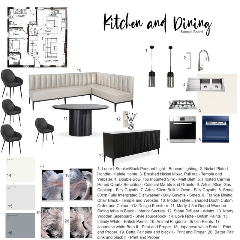 Kitchen and Dining Mood Board by Dpapalia on Style Sourcebook
