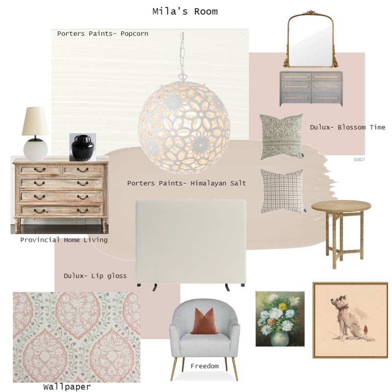 Mila's Room Mood Board by Creative Solutions on Style Sourcebook