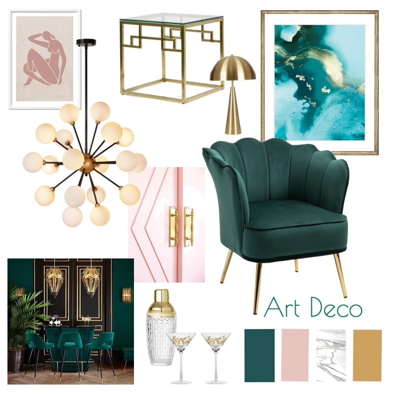 art deco Mood Board by danicali on Style Sourcebook