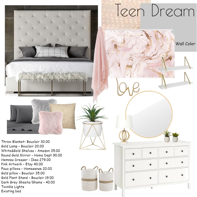 Teen Dream Mood Board by R2 Design Elements on Style Sourcebook