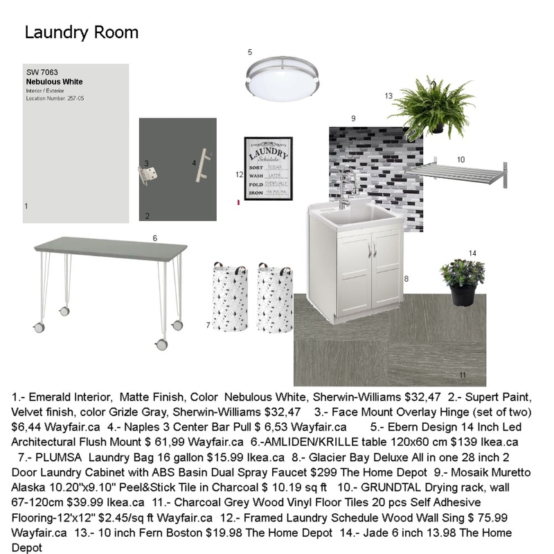 Andrea's Laundry Room Mood Board by DarsyR on Style Sourcebook