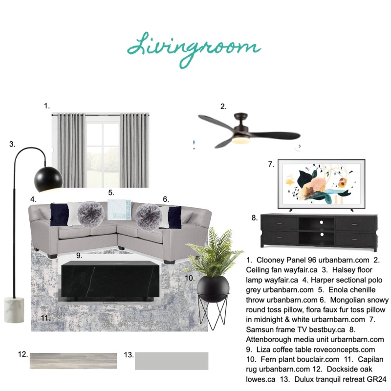 Livingroom Mood Board by JackieHunt on Style Sourcebook