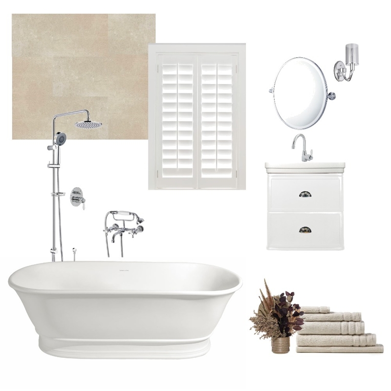 Coastal Traditional Bathroom Mood Board by KMR on Style Sourcebook