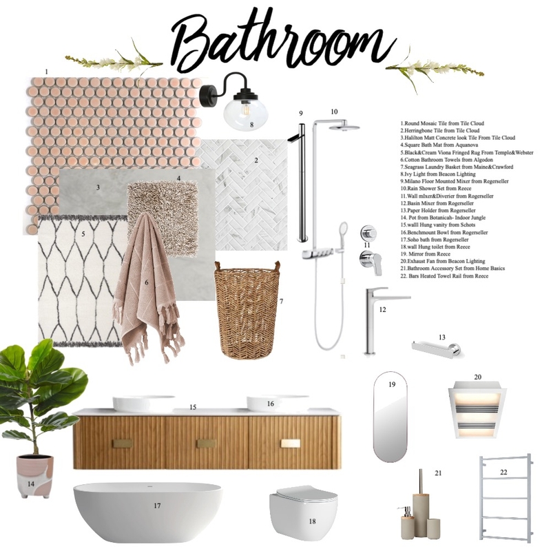 bathroom Mood Board by vi ta on Style Sourcebook