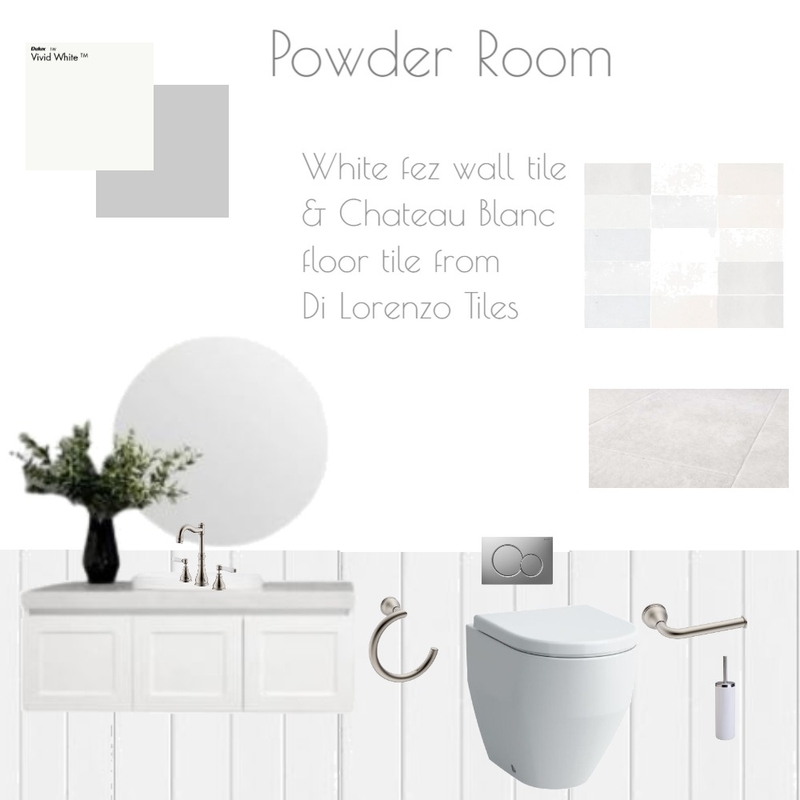 Ainsley Powder Room Mood Board by Ledonna on Style Sourcebook