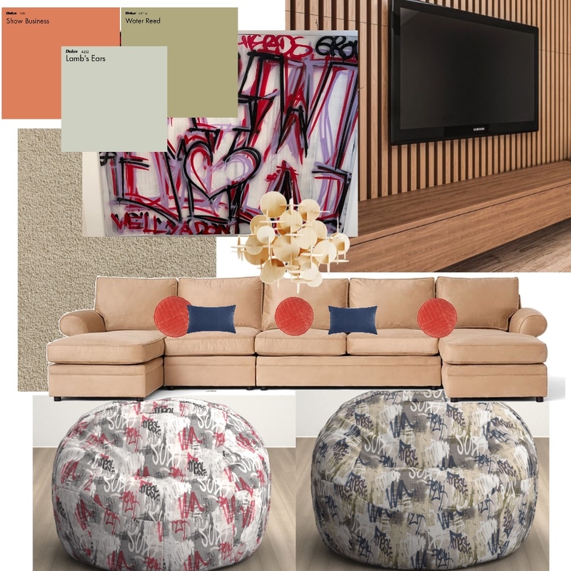 Kate Sinnett Basement Moodboard Mood Board by A Hart Doering on Style Sourcebook