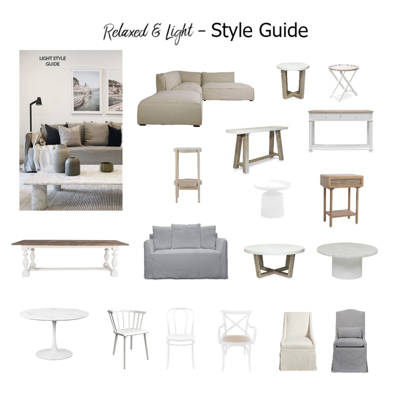 Relaxed & Light Mood Board by msmbates on Style Sourcebook