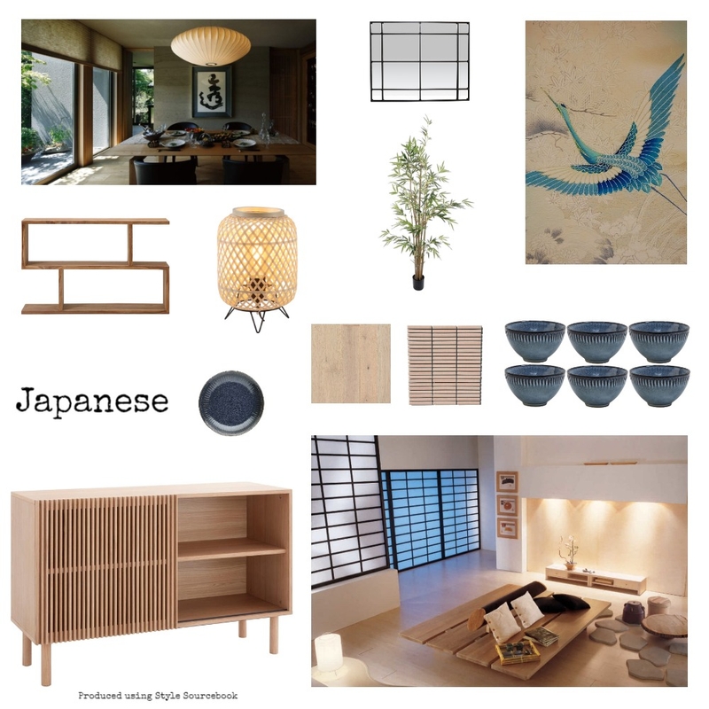 Assignment 3 - Japanese Mood Board by Courtney Bell on Style Sourcebook