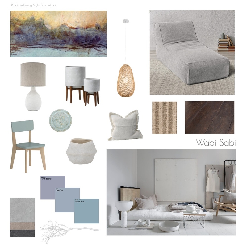 Assignment 3 - Wabi Sabi Mood Board by Courtney Bell on Style Sourcebook