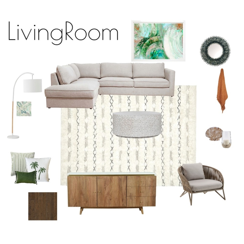Module 9 Living1 Mood Board by Bernadette Crome on Style Sourcebook