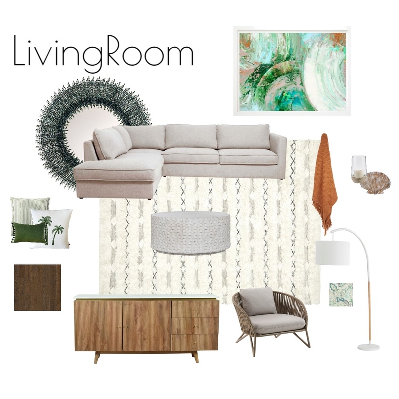 Module 9 Living4 Mood Board by Bernadette Crome on Style Sourcebook