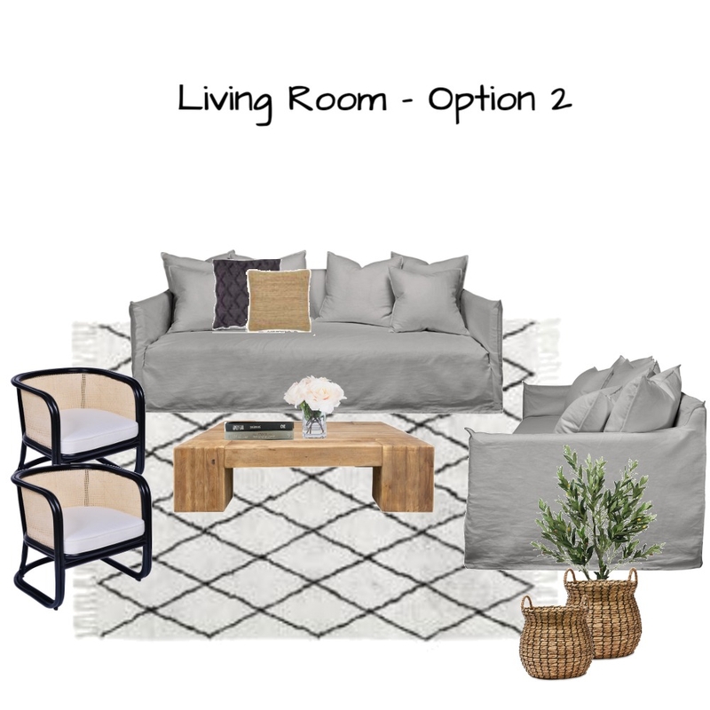 Ane - Living Room Option 2 Mood Board by Lisa Maree Interiors on Style Sourcebook